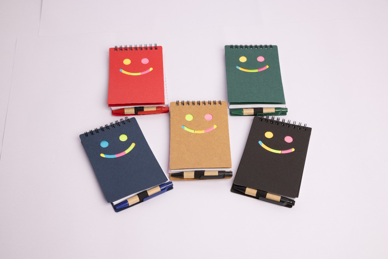A5 notebook recycle mix color